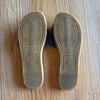 Manebi Sandals Womens EU 37/US 6 Blue Suede Flat Open Toe Espadrille Slides