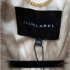 NWT JLuxLabel Ivory/Brown Soft Season Faux Fur Coat, size L/XL