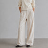 Abercrombie Wide Leg Curve Love Pants Womens 26/2R Ecru High-rise Chino NWT
