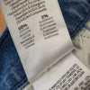 Mother The Half Pipe Flood Jeans Womens 28 Blue High-rise Wide Curved Leg