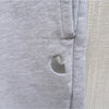 Carhartt WIP Women's Light Gray Straight/Wide Leg Sweatpants, Size M