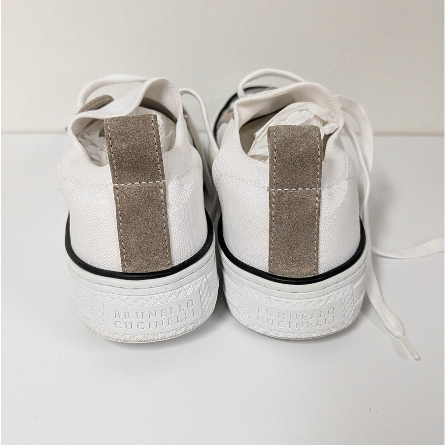 Brunello Cucinelli Monili-detail Panelled Sneakers Womens EU 40/US 10 Low Top