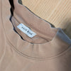 Anine Bing Tyler Sweatshirt Womens M Washed Iron Logo Crewneck Long Sleeve
