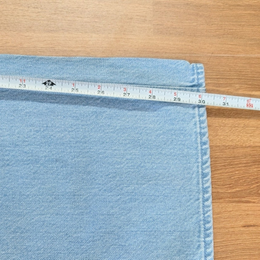 MOTHER SNACKS! The Fun Dip Puddle Sliced Jeans Size 28 Lots Of Nibbles Wash