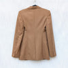 NWT Stella McCartney Slim Jacket Cinnamon Single-breasted Blazer , size IT38/XS