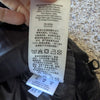DKNY Sport Premium Down Black Half-Zip Down Puffer Hood Vest, size M