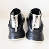 Fendi Vernice Tecn Crosta Logo Sneakers Womens EU40/US 10 Black Patent Leather