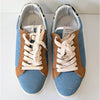 Zadig & Voltaire Jean Denim Sneakers Womens EU40/US 9.5 Multi Lace-up Low Top