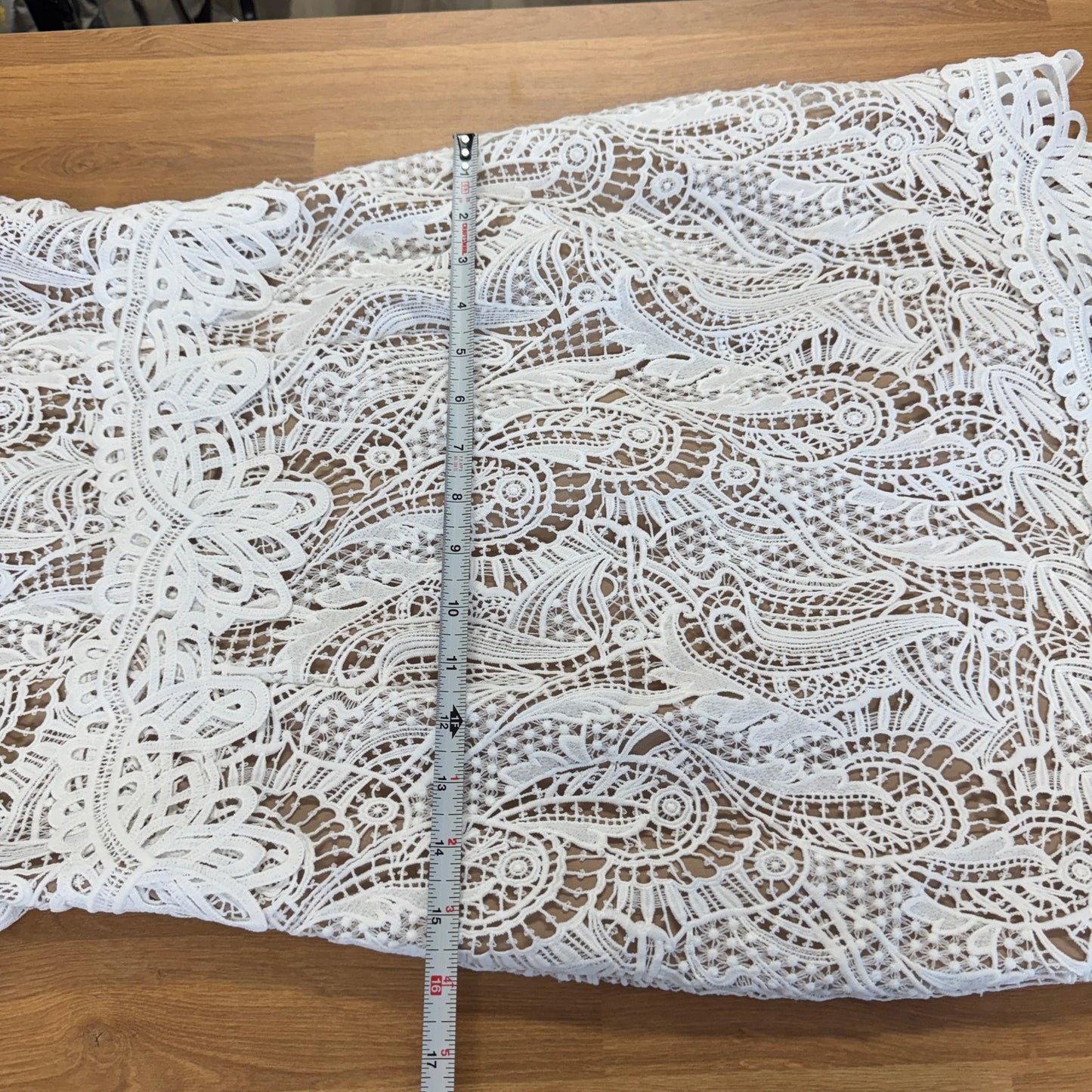 Elliatt Kate Dress Womens S White Floral Lace Semi-sheer Long Sleeve Mini