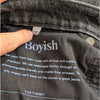 Boyish The Timmy Ultra High-Rise Straight Jeans Womens 29 Black Denim Ankle