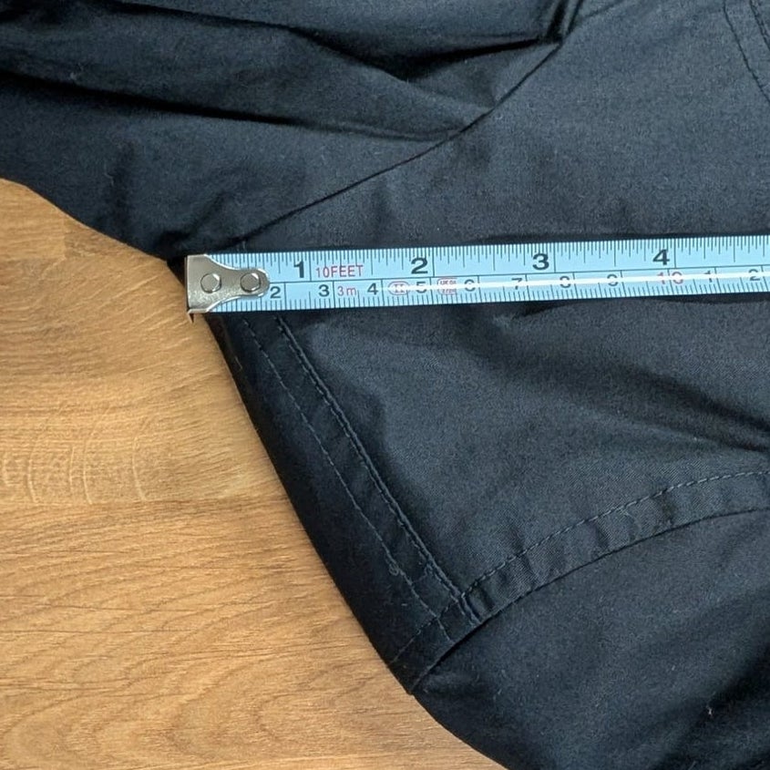 Hunter Hooded Long Sleeve Logo Rain Jacket Parka Black XS