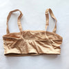SKIMS Seamless Sculpt Scoop-neck Stretch Satin Nude Bra/Bralette, size XS