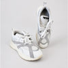 Prada 1E909L Leather Sneakers Womens EU39.5/US 9.5 White Low Top Striped
