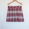 J.Crew BD524 Pleated Mini Skirt in Vintage Plaid Womens 6 Wool High-waisted NWT