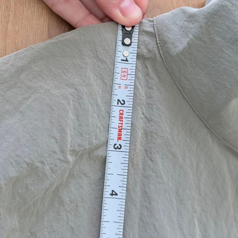 Lululemon Crinkle Nylon Cinchable Jacket W3JDKS Womens XL Water-repellent Zip