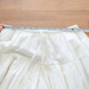 Chan Luu Million Pleats Bubble Skirt Womens 1/S White Cotton Drop Waist Midi
