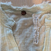 FP One Gauze Indus Top Womens S Mint Sheer V-neck Babydoll High Waist