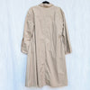 JW Anderson x Uniqlo Shirt Dress Womens S Beige Cotton Drawstring Waist Casual