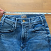Mother Hustler Sneak Jeans Womens 25 Blue Denim High-rise Full Length
