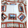 Burberry London England Scarf Unisex Womens Multicolor 100% Silk 90 x 90 cm