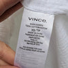 Vince Dress Womens XS White Gauze Sheer Peasant Tassel Long Sleeve Tunic Midi