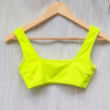 Montce Citron Micro Rib Allie Bikini Top, size S