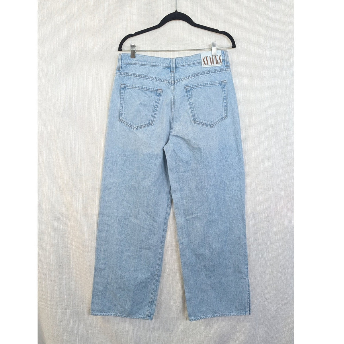MOTHER SNACKS! The Fun Dip Puddle Sliced Jeans Size 28 Lots Of Nibbles Wash