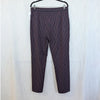 See by Chloe Navy Striped Cotton Tapered Ankle Pants Size 44 US 12