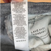 Frame Le Baggy Palazzo Wide Leg Jeans Womens 28 Dark Gray Flocked Full Length