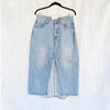 Free People One Teaspoon Rocko Denim A-line Midi Skirt Ocean, size 27