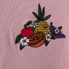 Lazy Oaf Oversized Men's/Unisex Tropical Pink Hoodie, size S