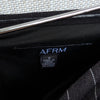 AFRM Charcoal White Pinstripe KIKO Strapless Crop Top, size S