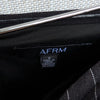 AFRM Charcoal White Pinstripe KIKO Strapless Crop Top, size S