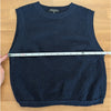 Rag&Bone Sleeveless Vest Top Womens XS Navy Cashmere/Cotton Open Knit