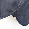 Anine Bing Evy Top Womens S Washed Black Henley Sleeveless Relaxed Tunic Polo