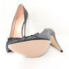 Gucci Charlotte Model N6 Leather Nappa Bow Accents Pumps Womens EU 40/US 10 NWT