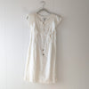 J.Crew White Linen/Cotton Ruffled Sleeve Mini Knee Length Sundress Dress, size 0