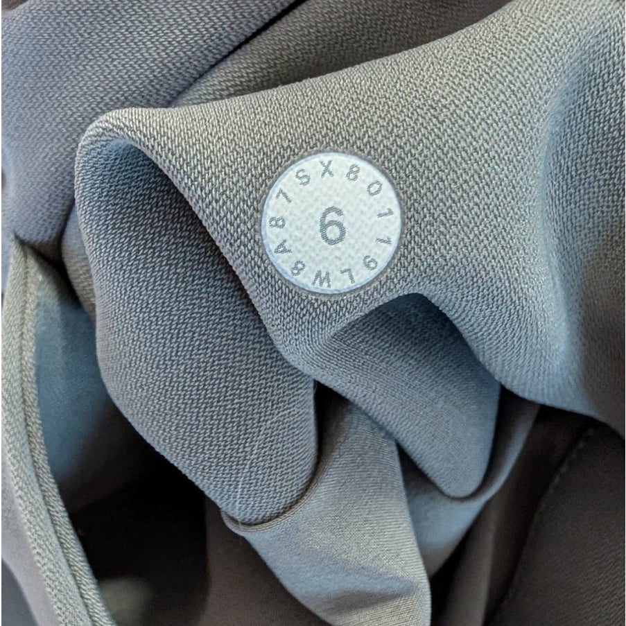 Lululemon On The Fly Woven Wrinkle-free Mini Skirt W8A87S Grey Sage Size 6