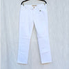 Blugirl Blumarine Jeans Womens 8 White Denim Mid-rise Slim Straight Leg NWT
