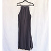 Anine Bing Bree Dress Womens L Black Cotton Sleeveless A-line Midi Maxi Sundress