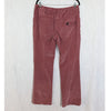 Prada Dusty Corduroy Straight-Leg Pants Womens IT 44/US 8 Rose Pink High-rise