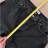 Agolde Nico Black High Rise Slim Fit Cotton Blend Button Skinny Jeans, size 32