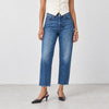 MOTHER Tippy Top Frisky Flood Fray Jeans Bad Reputation Size 30
