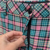 Moschino Boutique Trousers Womens 10 Wool Plaid High-rise Ankle Chino Dress Pant