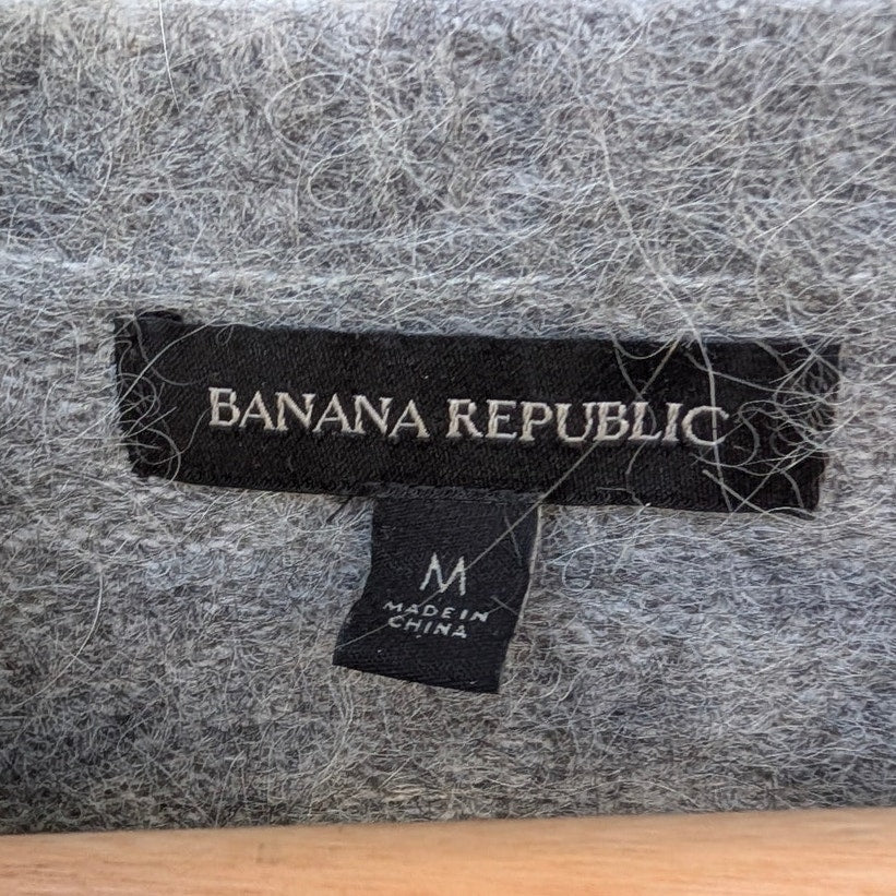 Banana Republic Vernice Ombre Alpaca Blend Striped Long Sleeve Sweater, size M