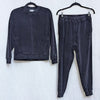 Carhartt WIP 2PC Silverton Velour Set: Sweatshirt Sweat Pants, in Black sz XS/S