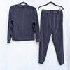 Carhartt WIP 2PC Silverton Velour Set: Sweatshirt Sweat Pants, in Black sz XS/S