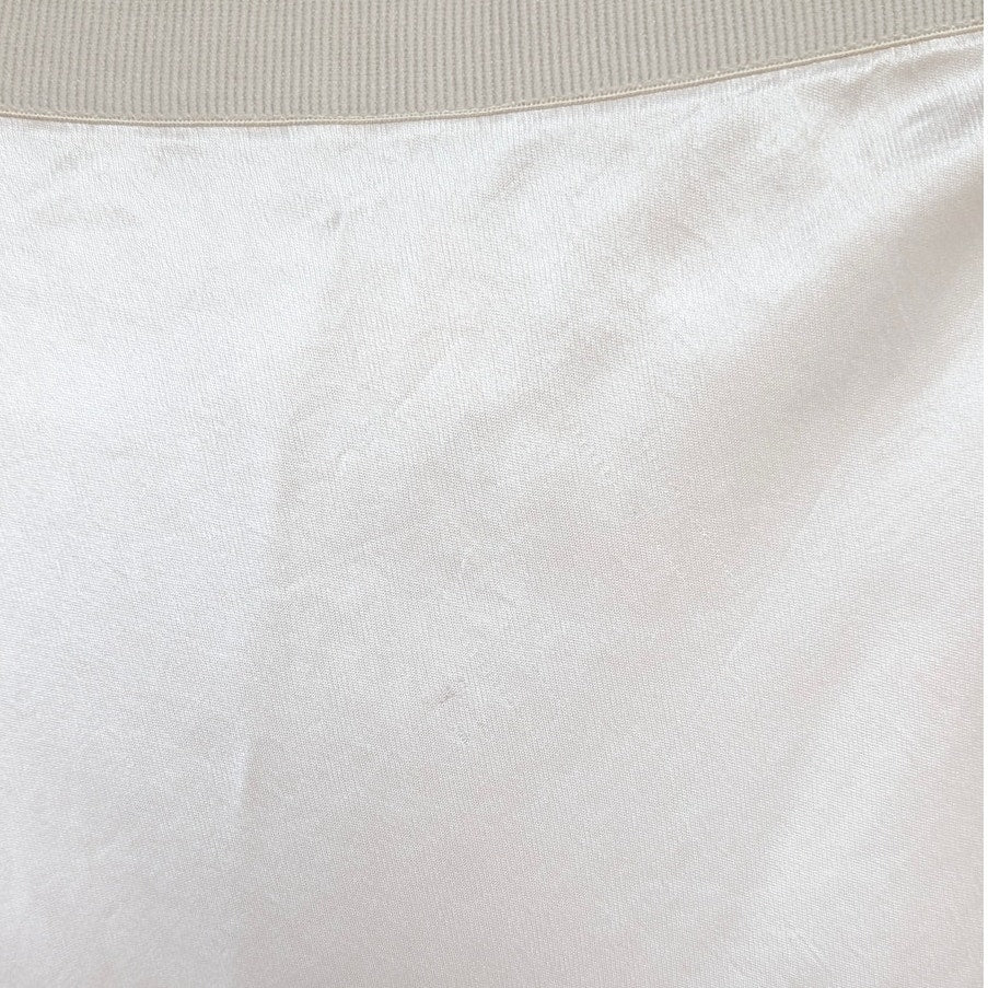 Max Mara Leisure Alessio Skirt Womens 8 Cream Sarin High Rise A-line Midi