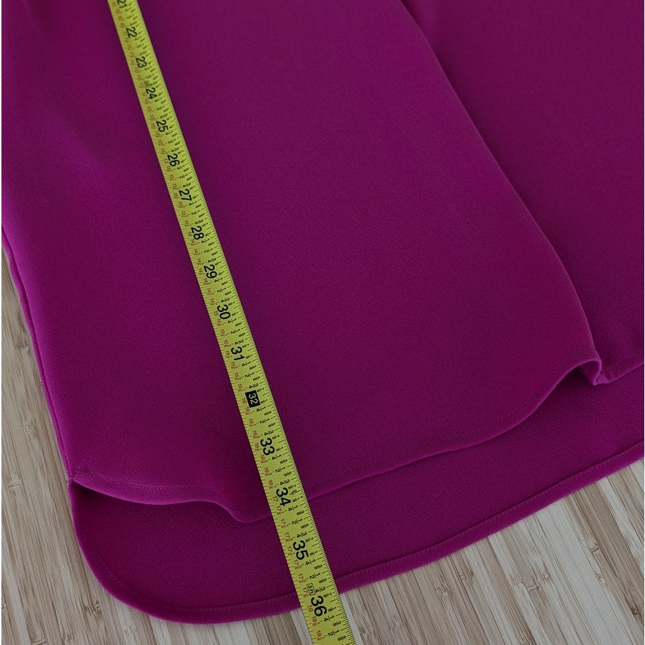 Vince. Pink Split Neck Short Sleeve Blouse Relaxed Fit Dress, size XS