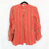 Anthropologie Pilcro The Bella Femme Buttondown Shirt Womens XL Embroidered